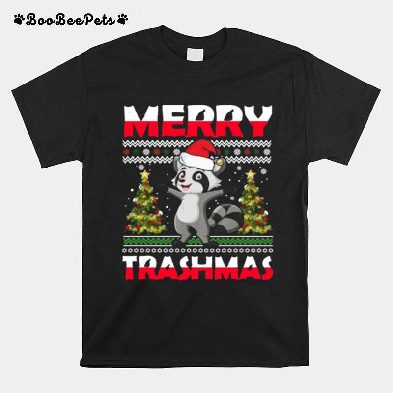 Merry Trashmas Raccoon Christmas T-Shirt