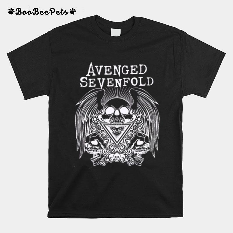 Metal Skull Avenged Sevenfold Band T-Shirt