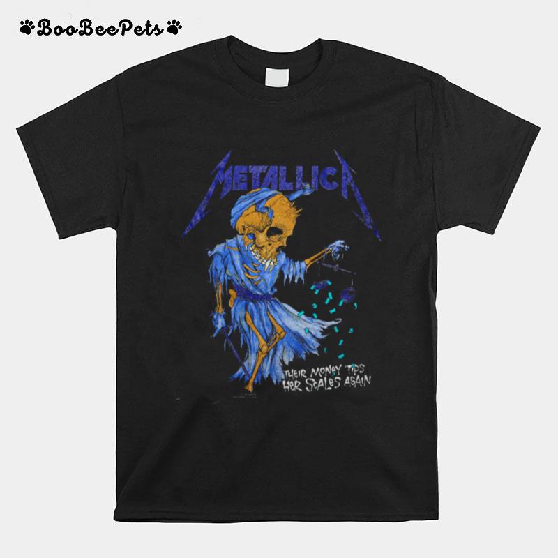Metallica And Justice For All Vintage Black T-Shirt
