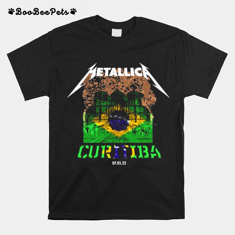 Metallica Curitiba Brazil May 7 2022 Tour T-Shirt