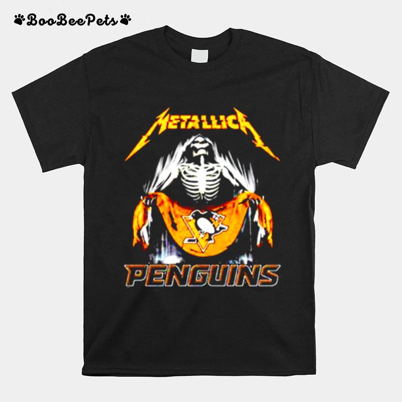 Metallica Pittsburgh Penguins Master Of Puppets T-Shirt