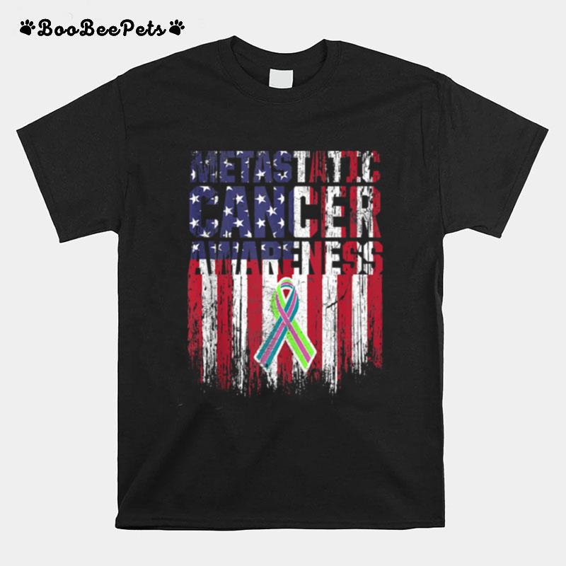 Metastatic Breast Cancer Awareness Therapeutic Us Warrior T-Shirt