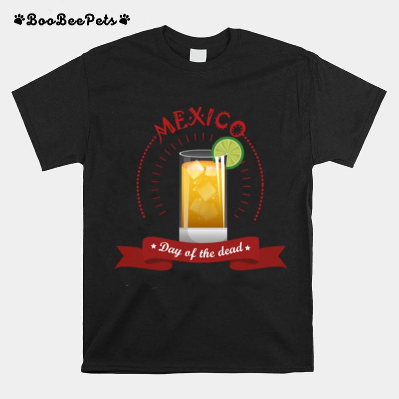 Mexico Liqueur Lemon Day Of The Dead T-Shirt
