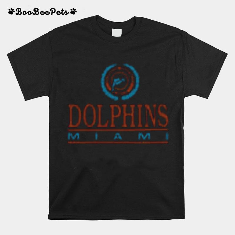 Miami Dolphins Crest National Football League 2022 Logo T-Shirt