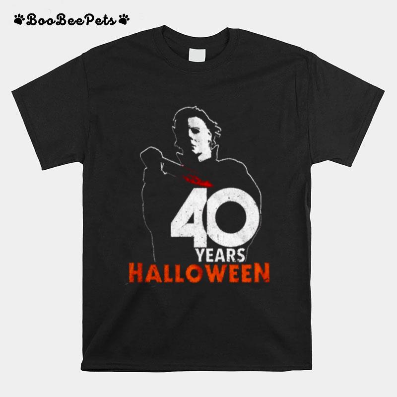 Michael Myers 40 Years Halloween 80S 90S Horror T-Shirt