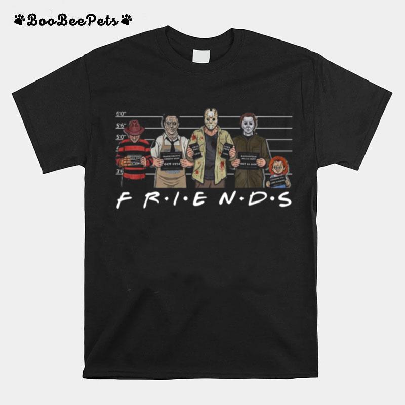 Michael Myers Jason Voorhees Horror Friends T-Shirt
