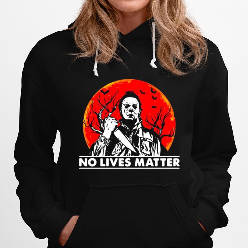 Michael Myers No Lives Matter Sunset Hoodie