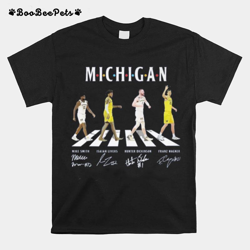 Michigan Football Abbey Road Signatures T-Shirt