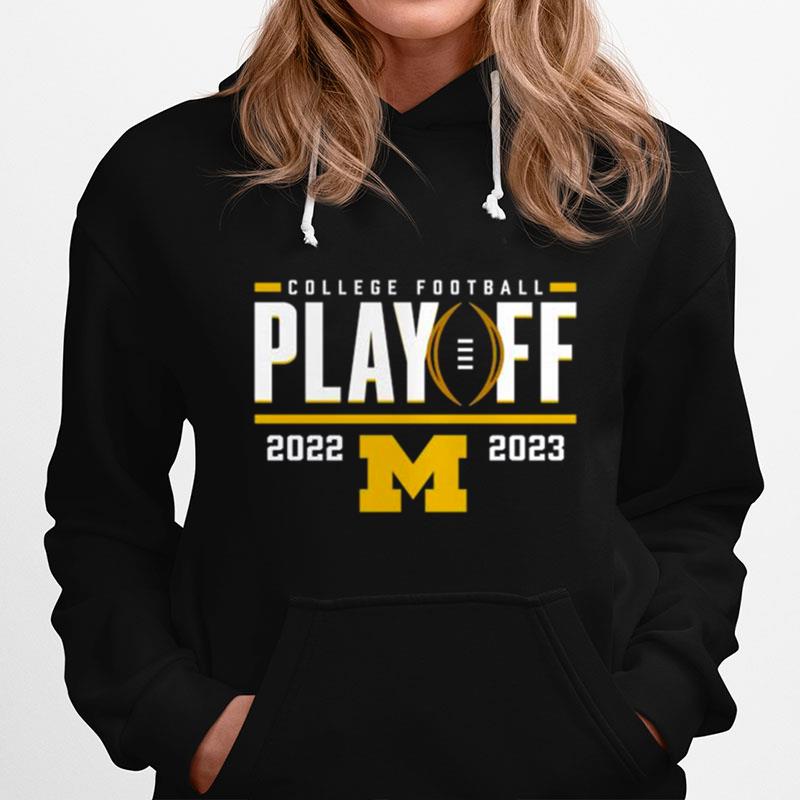 Michigan Wolverines 2022 College Football Playoff First Down Entry Hoodie
