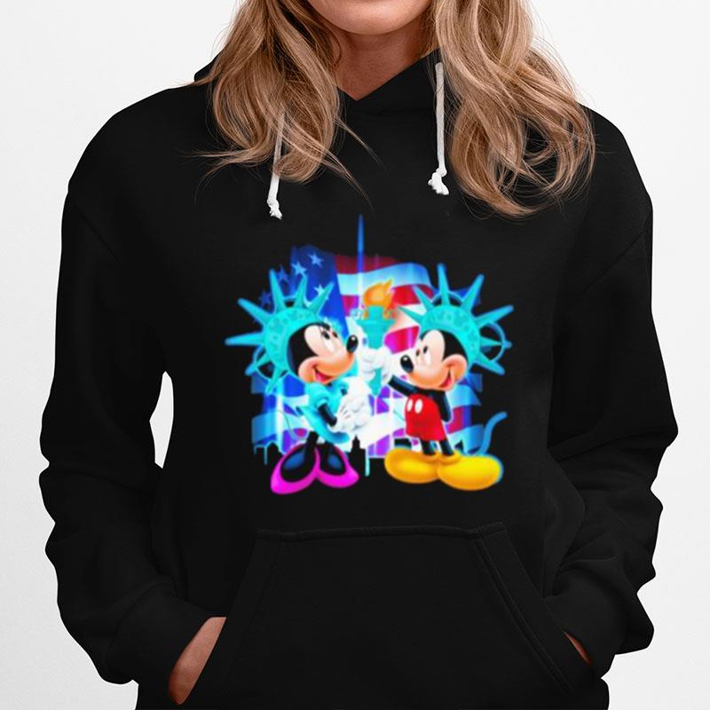 Mickey And Minnie 4Th Of July Independence Hoodie