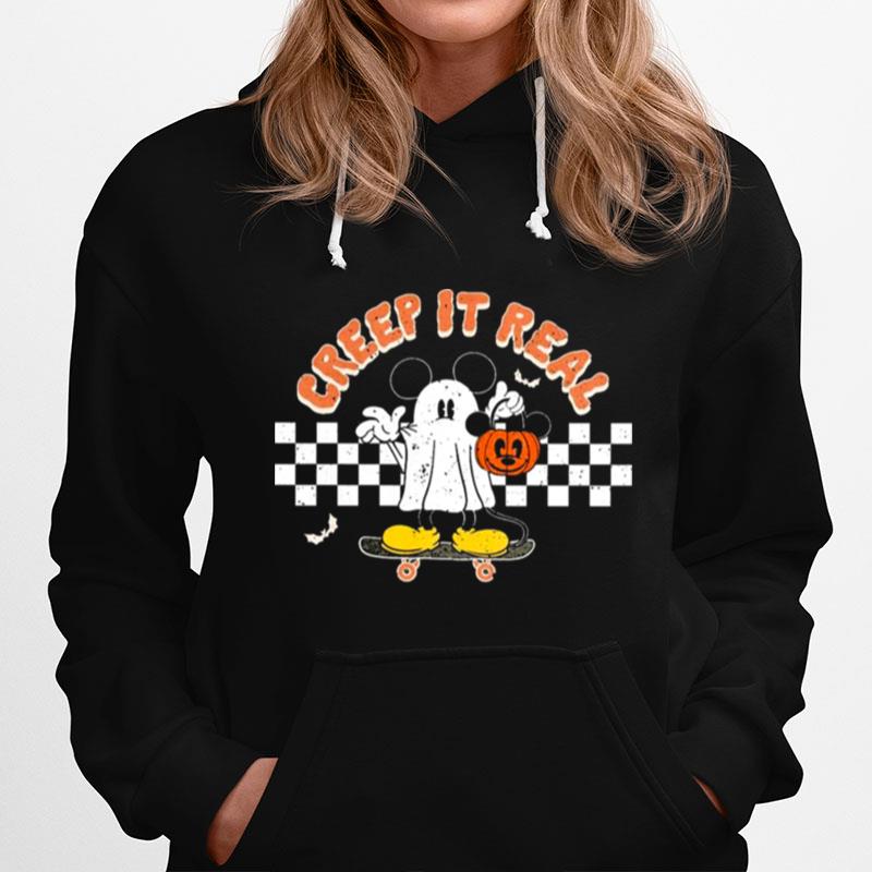 Mickey Ghost Creep It Real Halloween Hoodie