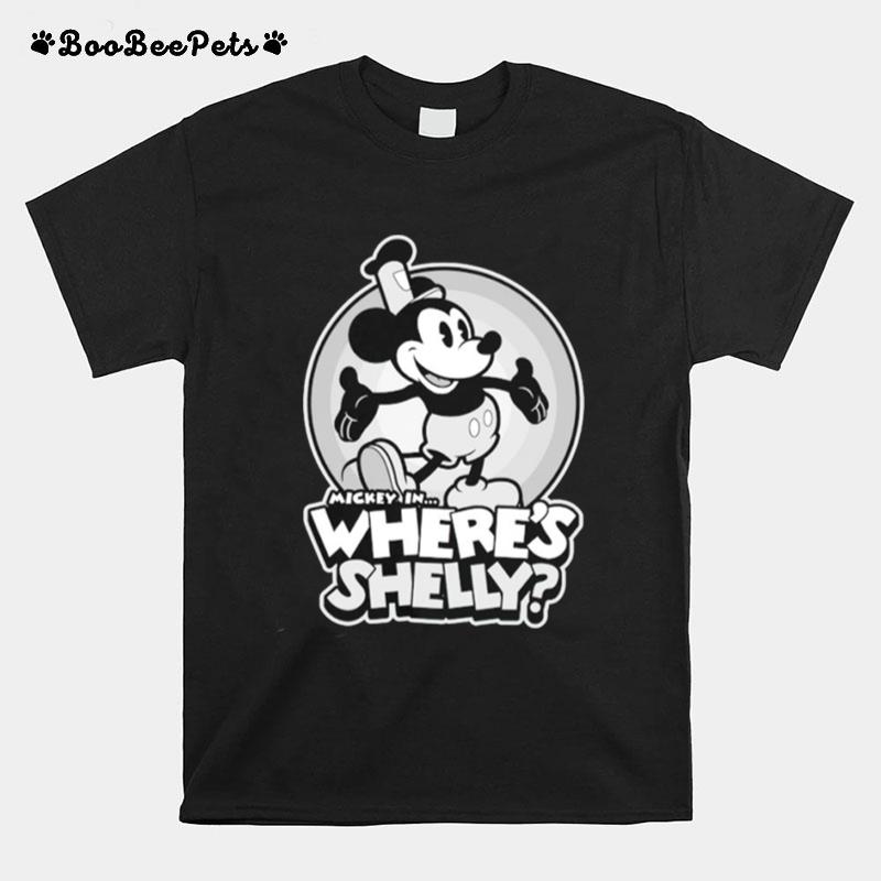 Mickey In Wheres Shelly T-Shirt