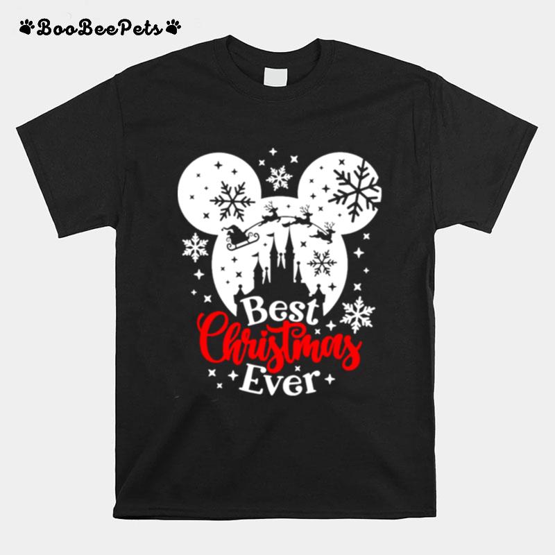 Mickey Mouse Disney Best Christmas Ever T-Shirt