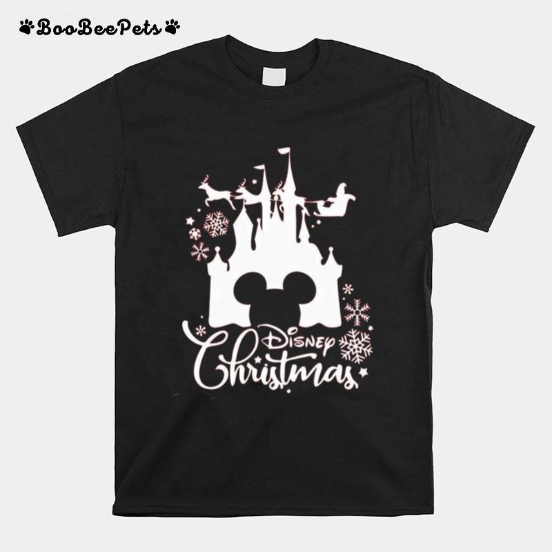 Mickey Mouse Disney Christmas Snowman T-Shirt