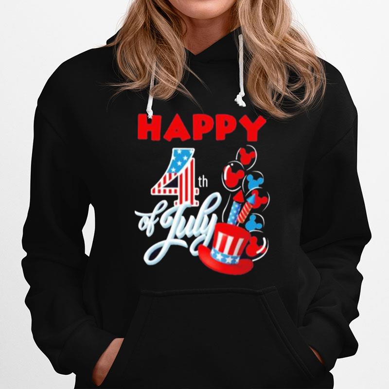 Mickey Mouse Happy 4Th Of July America Hoodie