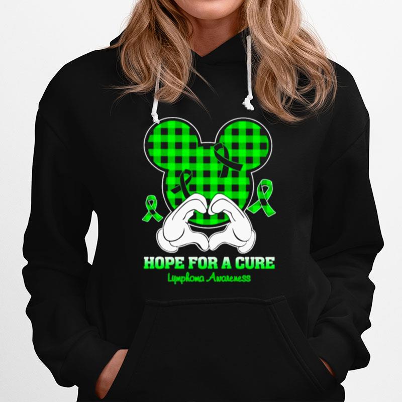 Mickey Mouse Hope For A Cure Lymphoma Awareness Hoodie