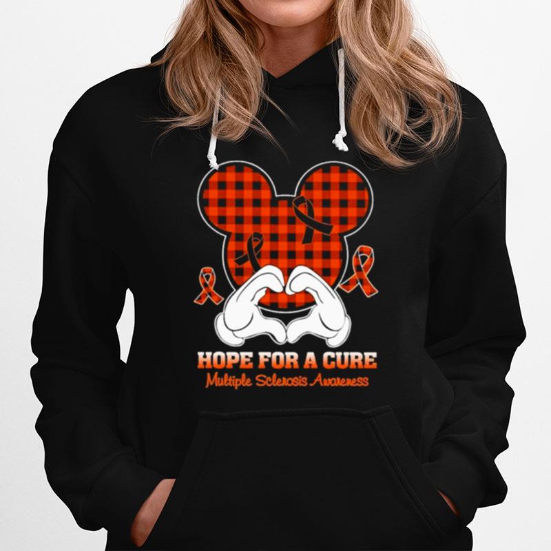 Mickey Mouse Hope For A Cure Multiple Sclerosis Awareness Hoodie