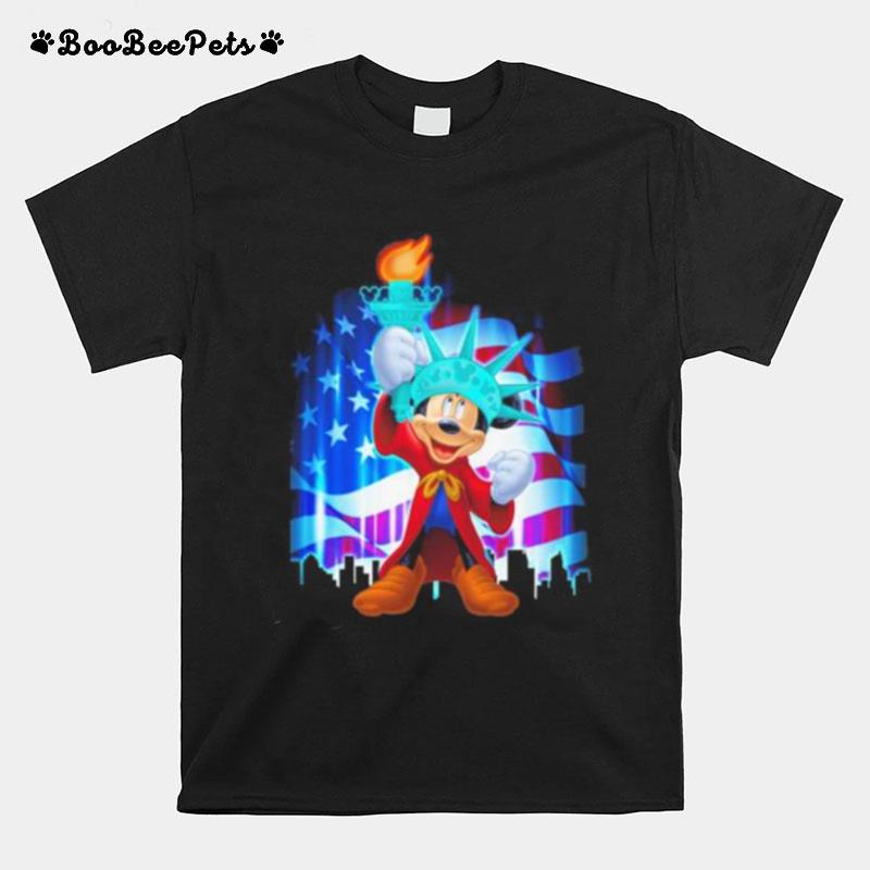 Mickey Mouse Liberties American Flag T-Shirt