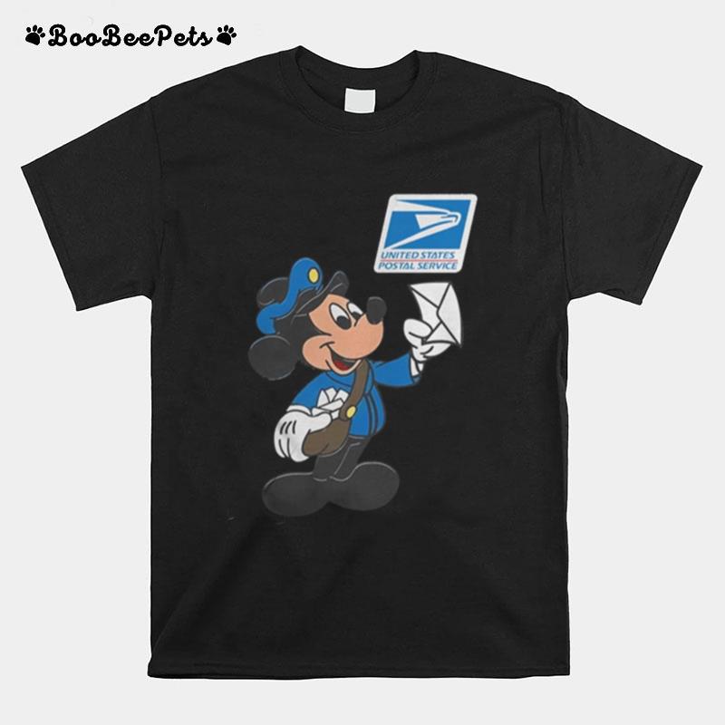 Mickey Mouse Postman United States Postal Service T-Shirt