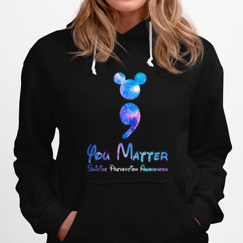 Mickey Mouse You Matter Suicide Prevention Awareness Hoodie