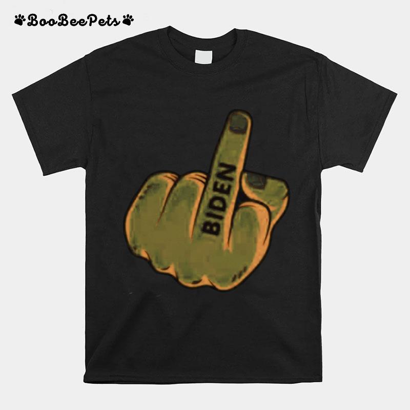 Middle Finger Fuck Biden T-Shirt