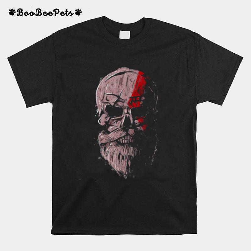 Midgard Spartan God Of War Ragnarok Skull T-Shirt