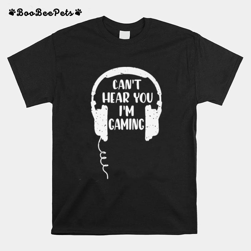 Mike Leach Cant Hear You Im Gaming T-Shirt