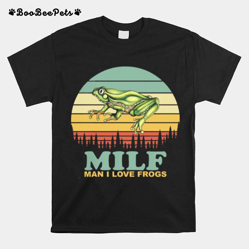 Milf Man I Love Frogs Vintage T-Shirt