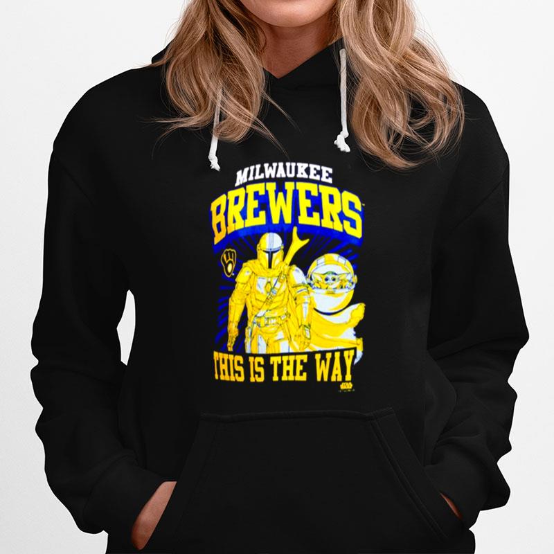 Milwaukee Brewers Star Wars This Is The Way Hoodie