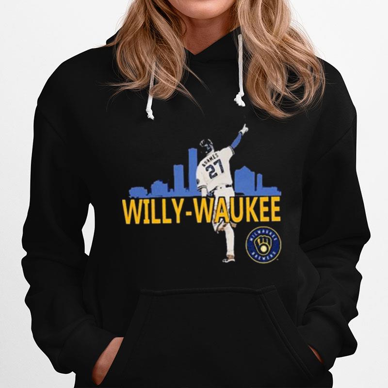 Milwaukee Brewers Willy Waukee Tee Hoodie