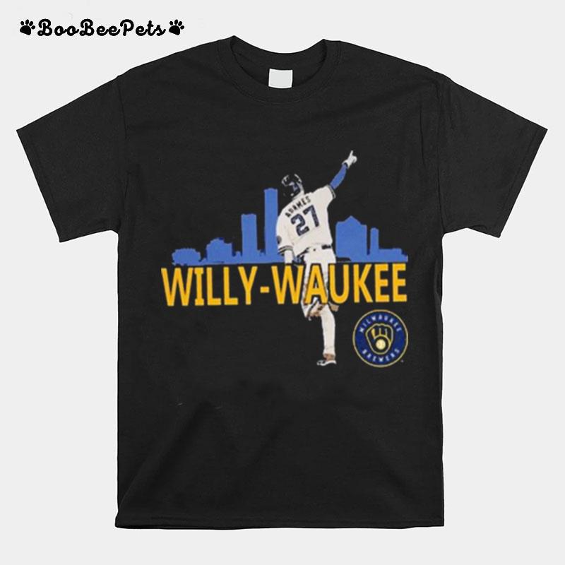 Milwaukee Brewers Willy Waukee Tee T-Shirt