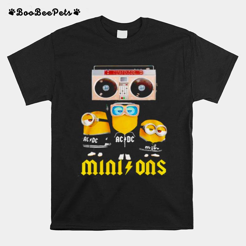 Minions Acdc Radio T-Shirt