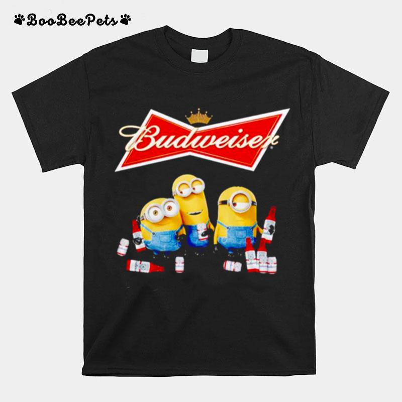 Minions Drink Beer Budweiser T-Shirt