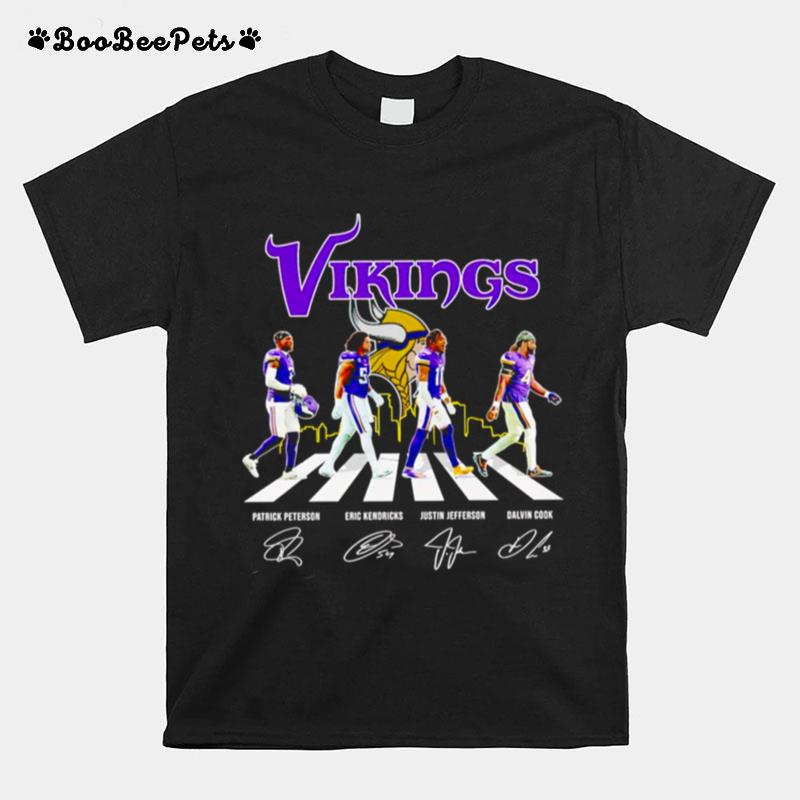 Minnesota Vikings 2022 Abbey Road Signatures T-Shirt