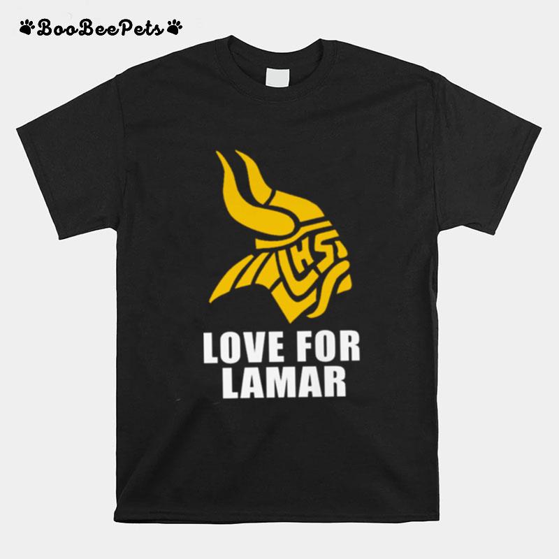 Minnesota Vikings Love For Lamar T-Shirt