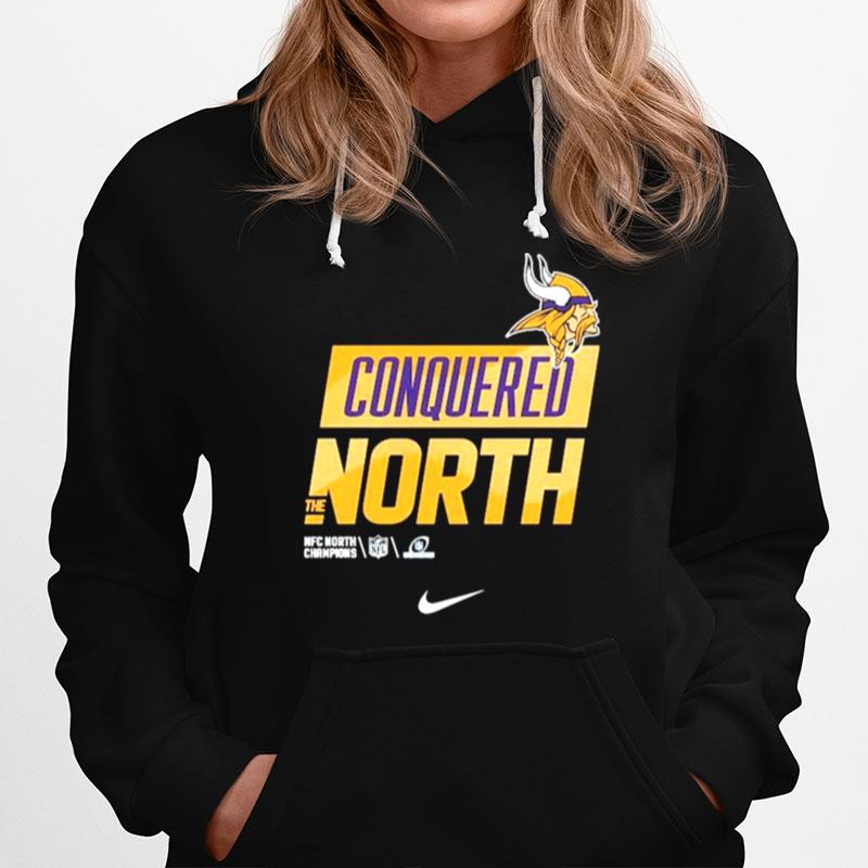 Minnesota Vikings Nike Conquered The North 2022 Nfc North Division Champions Hoodie