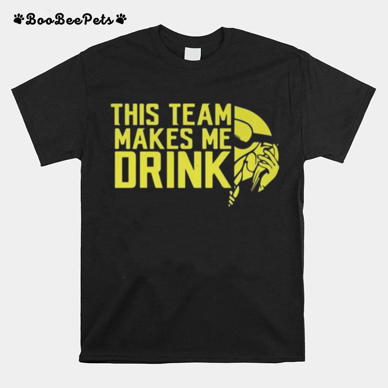 Minnesota Vikings This Team Makes Me Drink T-Shirt