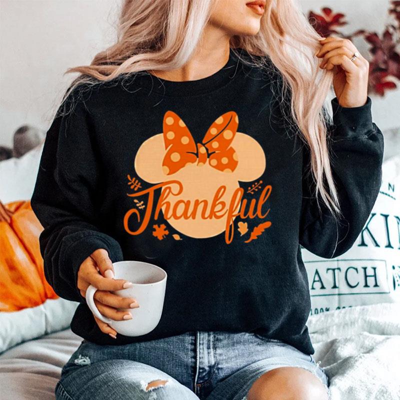 Minnie Mouse Thankful Disney Thanksgivings Sweater