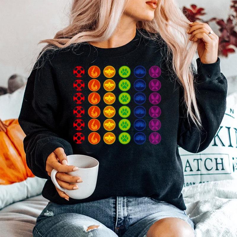 Miraculous Ladybug Rainbow Collection Miraculous Heroez Sympbols Sweater
