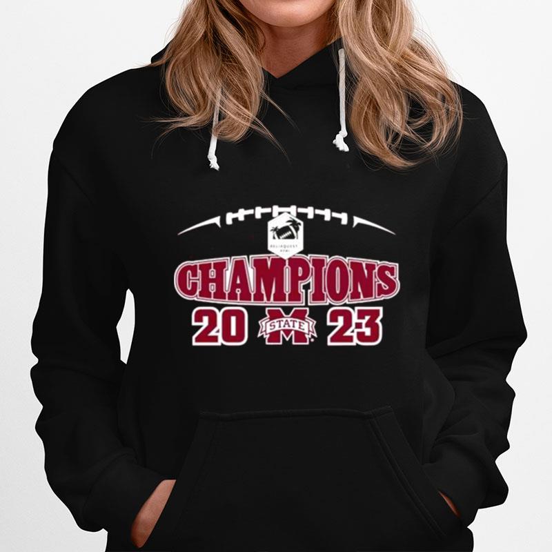 Mississippi State 2023 Reliaquest Bowl Champions Skyline Hoodie