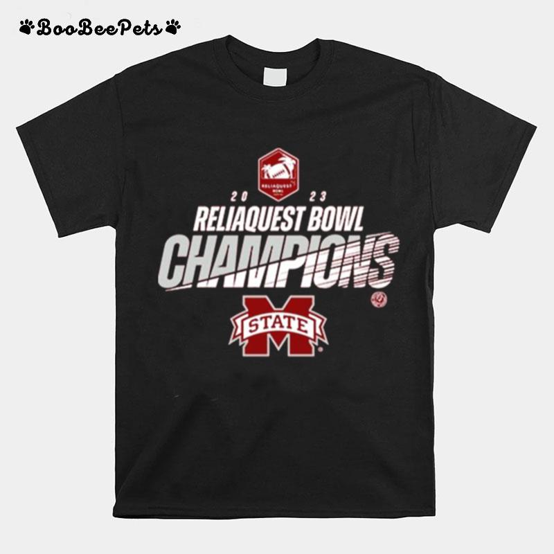 Mississippi State 2023 Reliaquest Bowl Champions T-Shirt