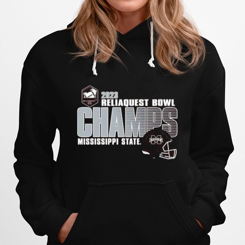 Mississippi State Bulldogs 2023 Reliaquest Bowl Champions Hoodie
