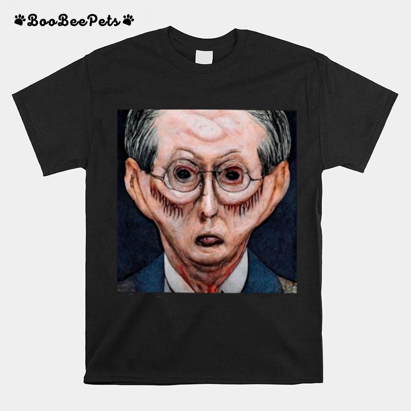 Mitch Mcconnell Junji Ito Politicians T-Shirt