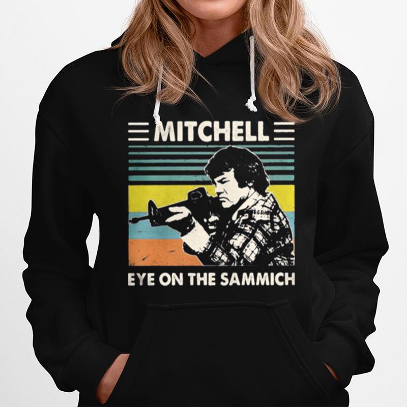Mitchell Eye On The Sammich Vintage Retro Hoodie