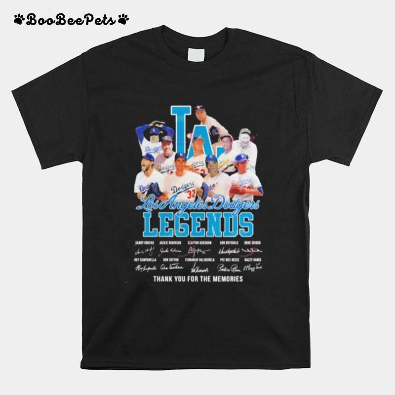 Mlb Los Angeles Dodgers Legends Thank You For The Memories T-Shirt