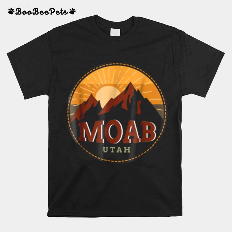 Moab Utah Red Rock Mountain Sunset T-Shirt