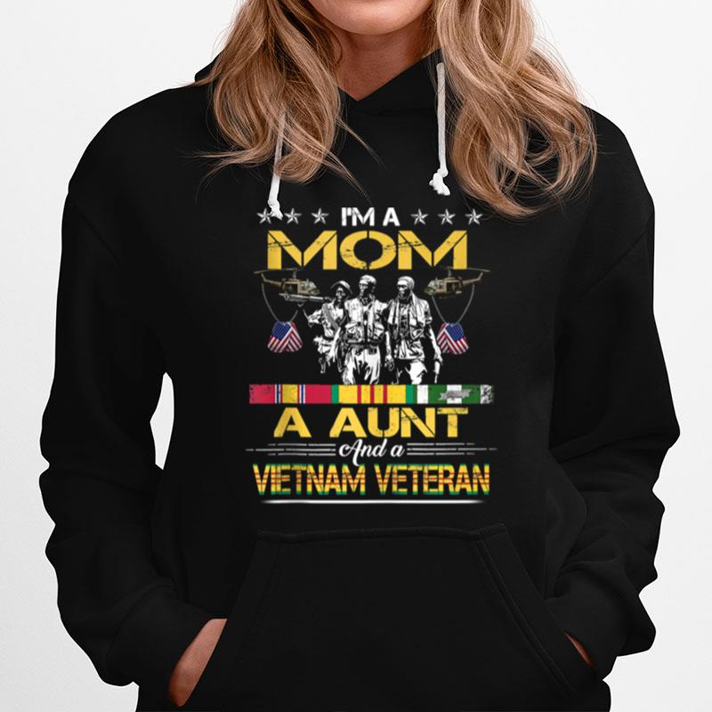 Mom Aunt Vietnam Veteran Vintage Militarys Hoodie