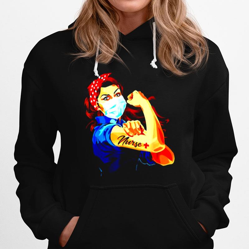 Mom Strong Woman Nurse Hoodie