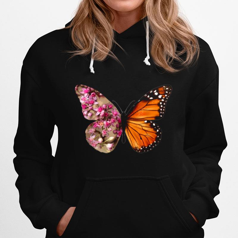 Monarch Butterfly Milkweed Plant Botanical Gardens Hoodie