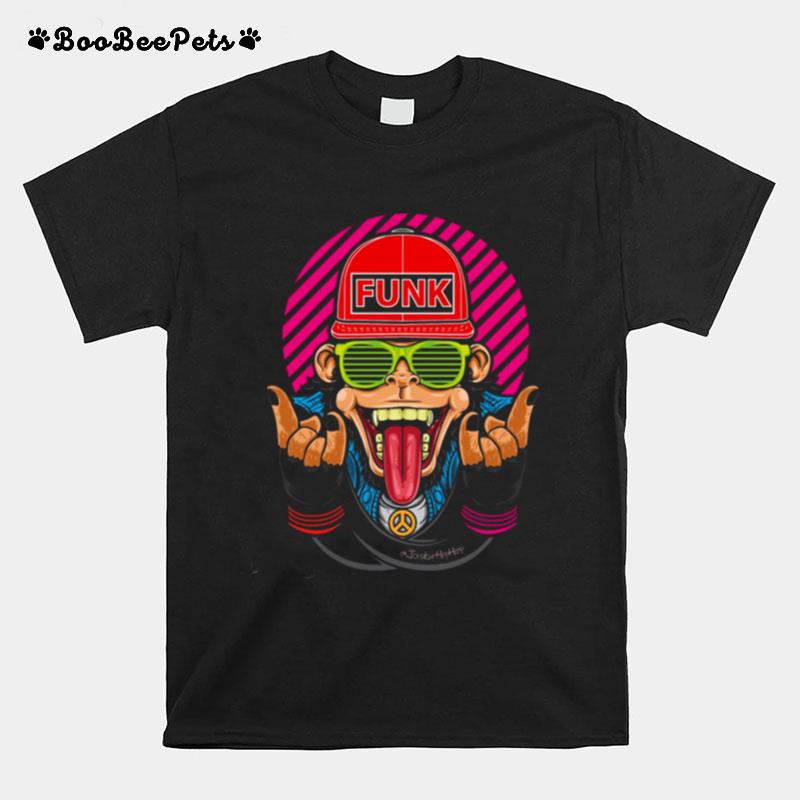 Monkey Funk Hip Hop Art T-Shirt